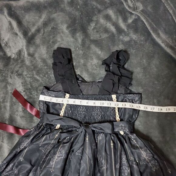 Wicked Silk Goth lolita cute bird cage baby doll dress S, Small - Picture 7 of 7